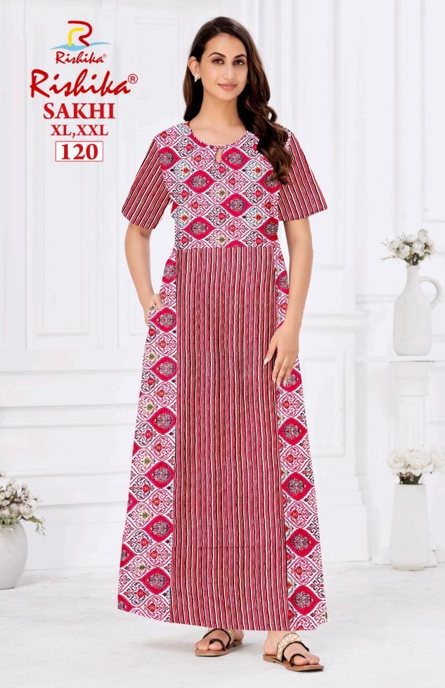 Branded Pure Cotton Nighty (No 120)