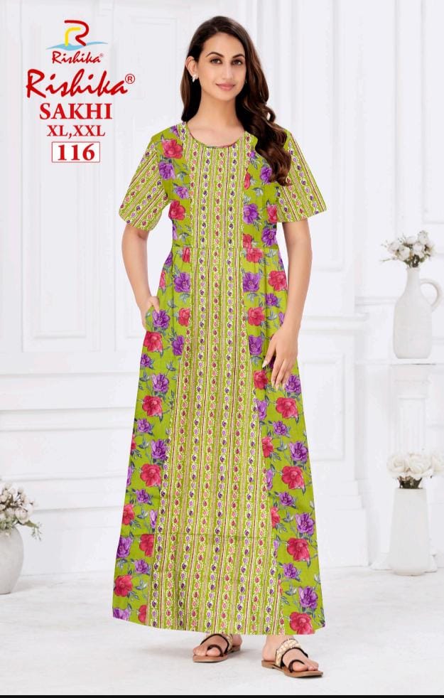 Branded Pure Cotton Nighty (No 116)