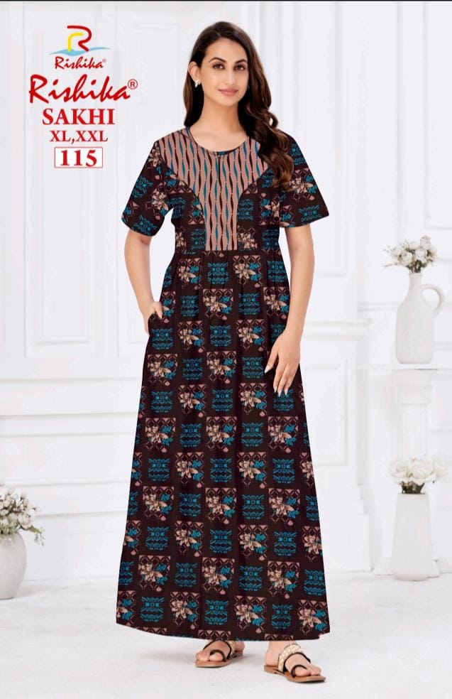 Branded Pure Cotton Nighty (No 115)