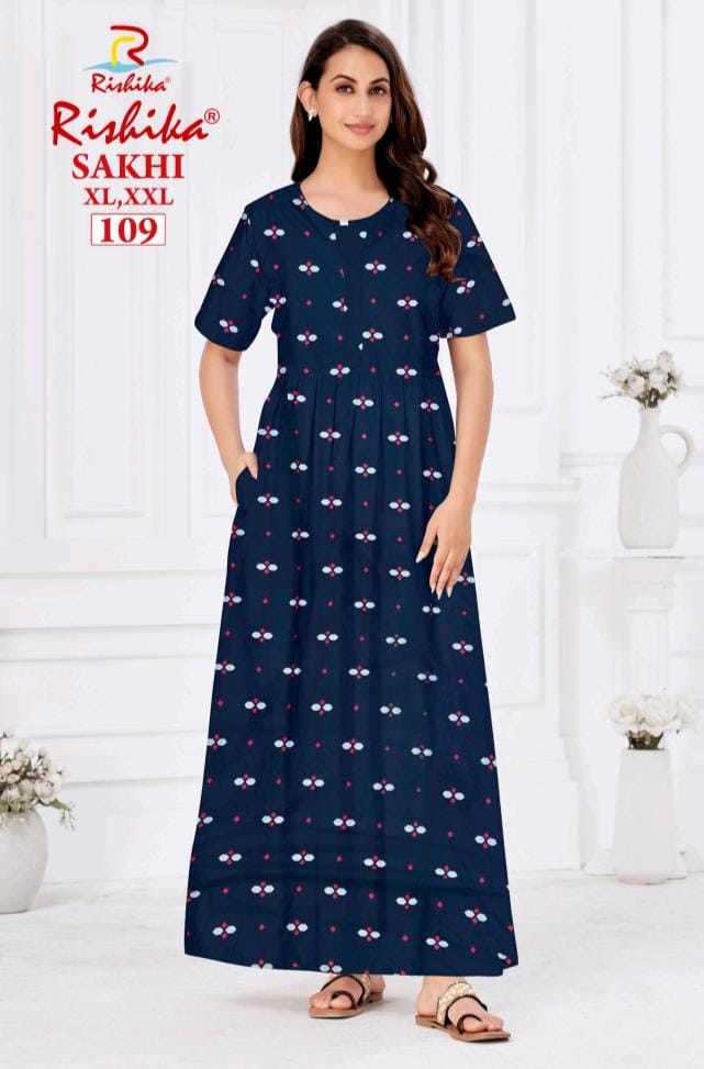 Branded Pure Cotton Nighty (No 109)