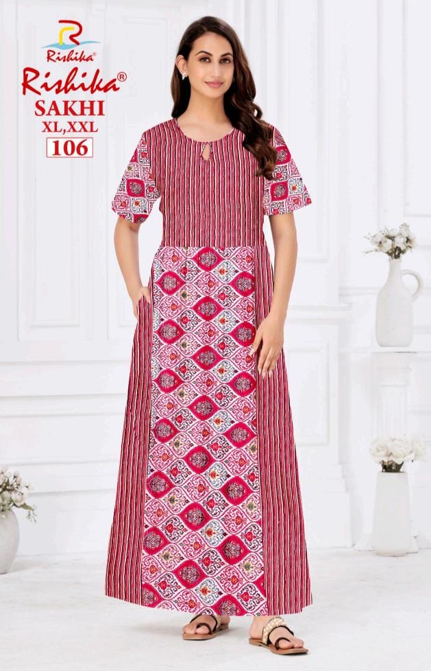 Branded Pure Cotton Nighty (No 106)