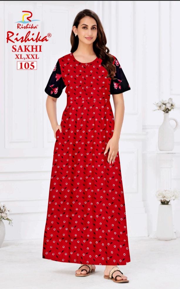 Branded Pure Cotton Nighty (No 105)