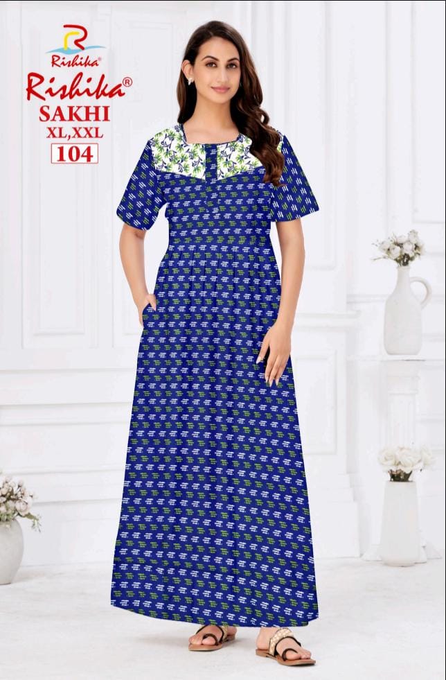 Branded Pure Cotton Nighty (No 104)
