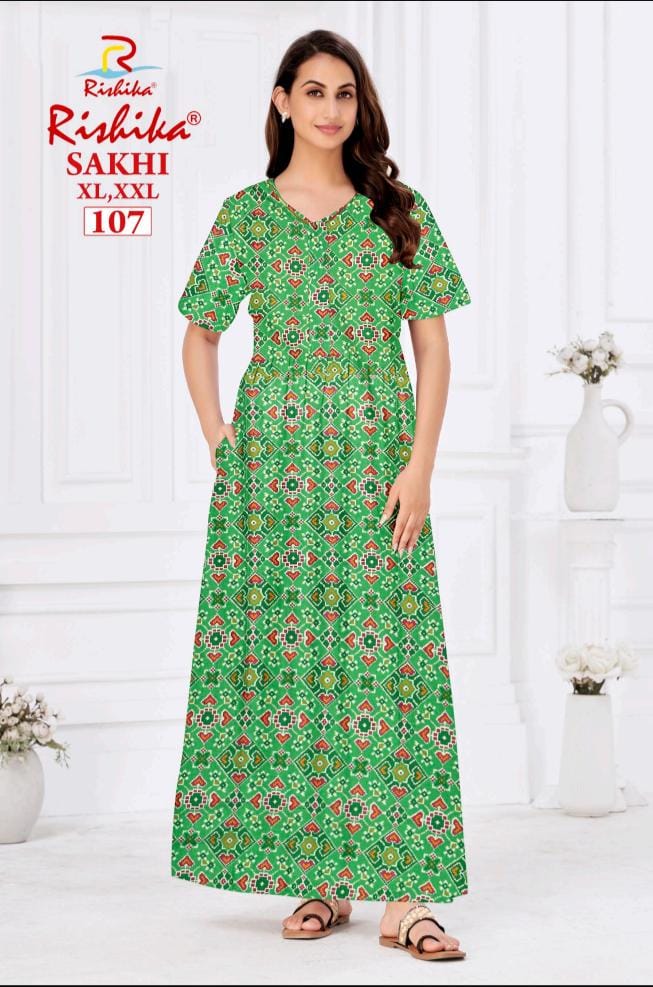 Branded Pure Cotton Nighty (No 107)