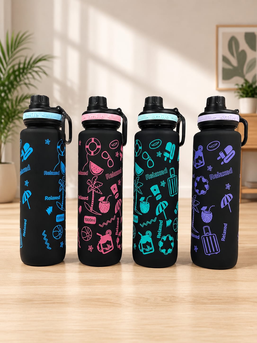 Water Bottle (1 Ltr Approximately)(No Colour Option)