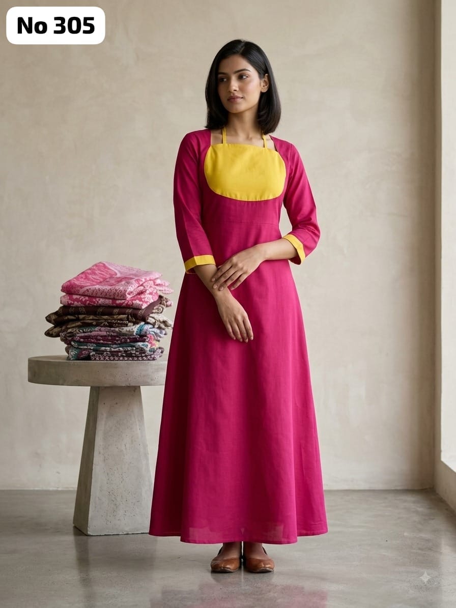 Onview Shimmer Madubala Neck Anarkali (No 305)