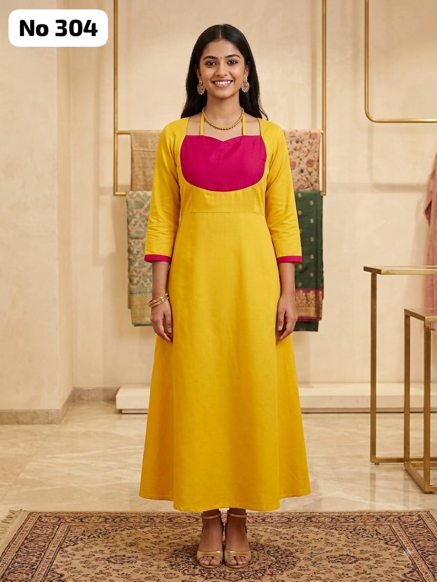 Onview Shimmer Madubala Neck Anarkali (No 304)