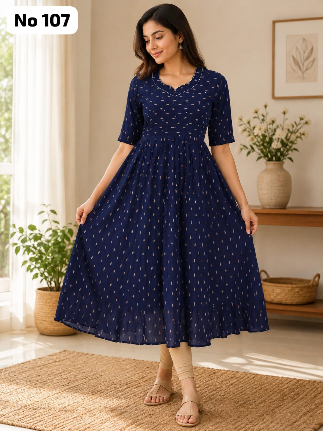 Silk Anarkali (No 107)
