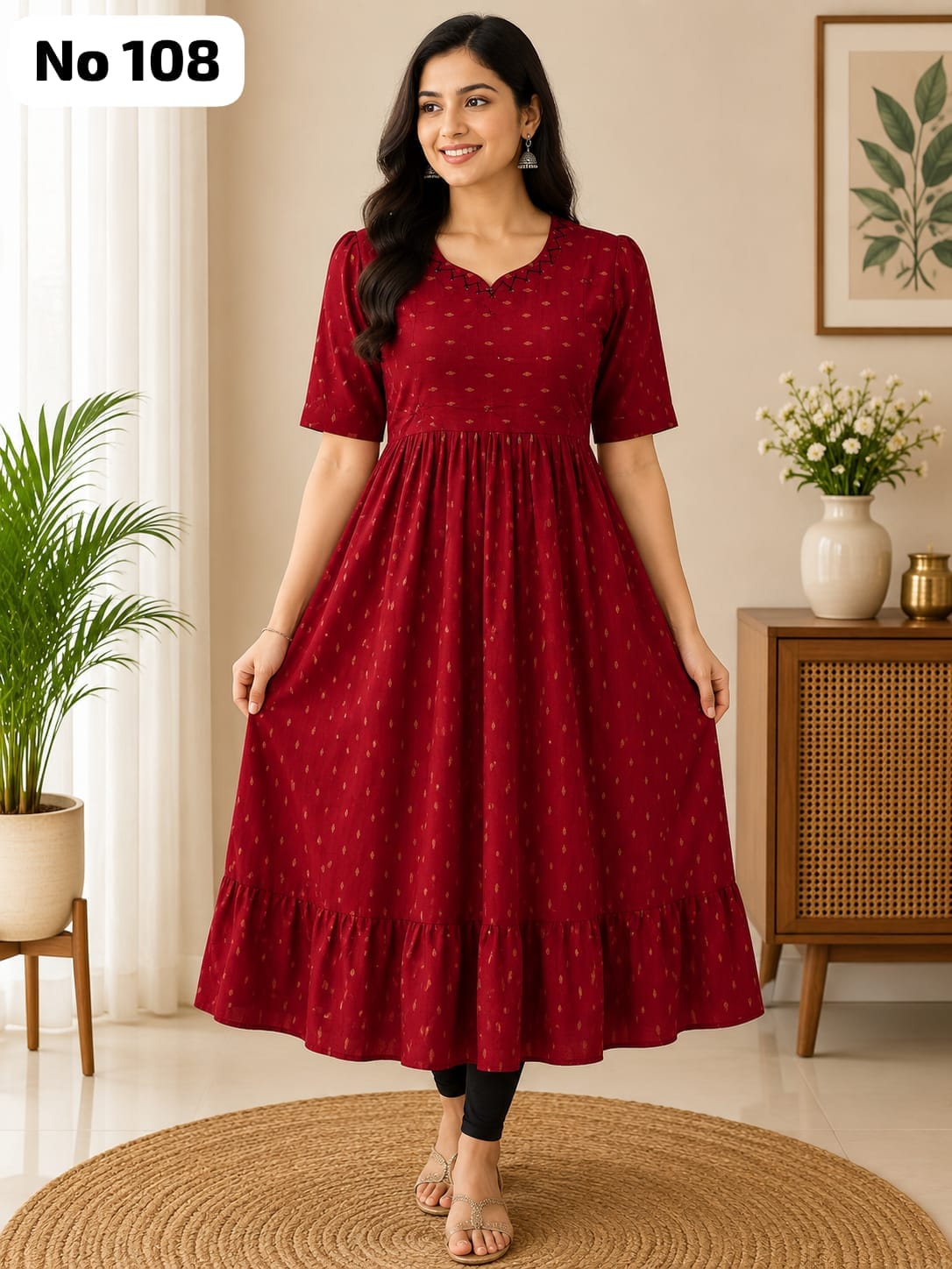Silk Anarkali (No 108)