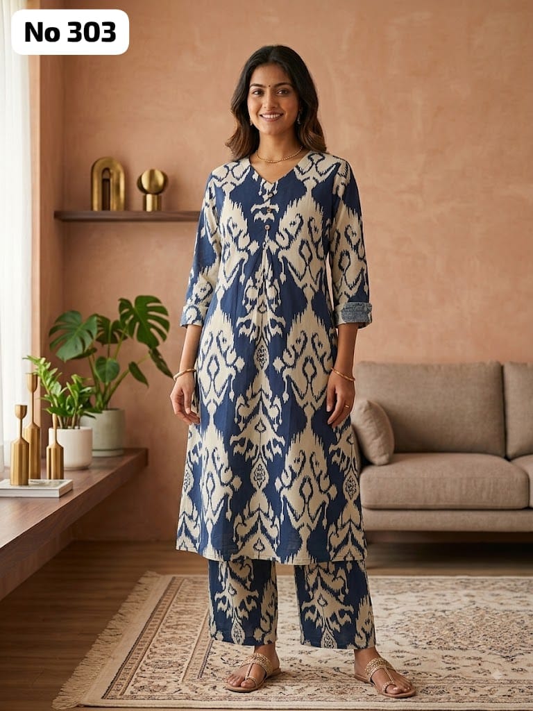 Zorra Branded Rayon Aline Co-Ords (No 303)