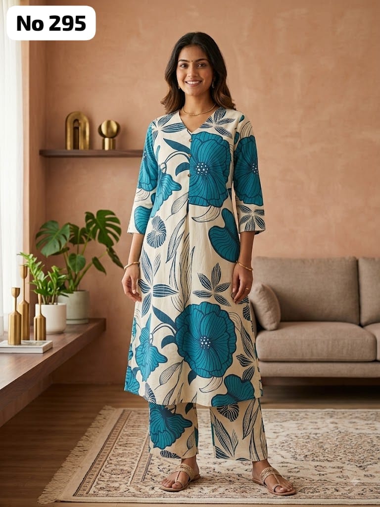 Zorra Branded Rayon Aline Co-Ords (No 295)