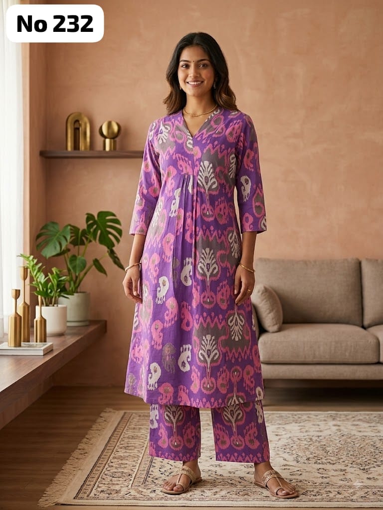 Zorra Branded Rayon Aline Co-Ords (No 232)