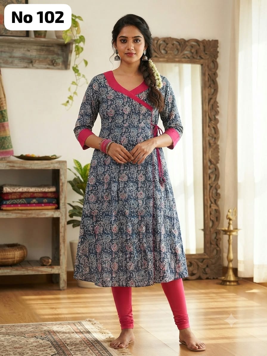 Kanta Cotton Aline Kurti (No 102)