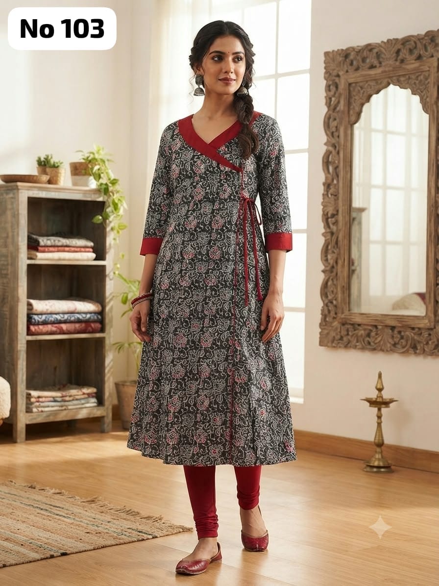 Kanta Cotton Aline Kurti (No 103)