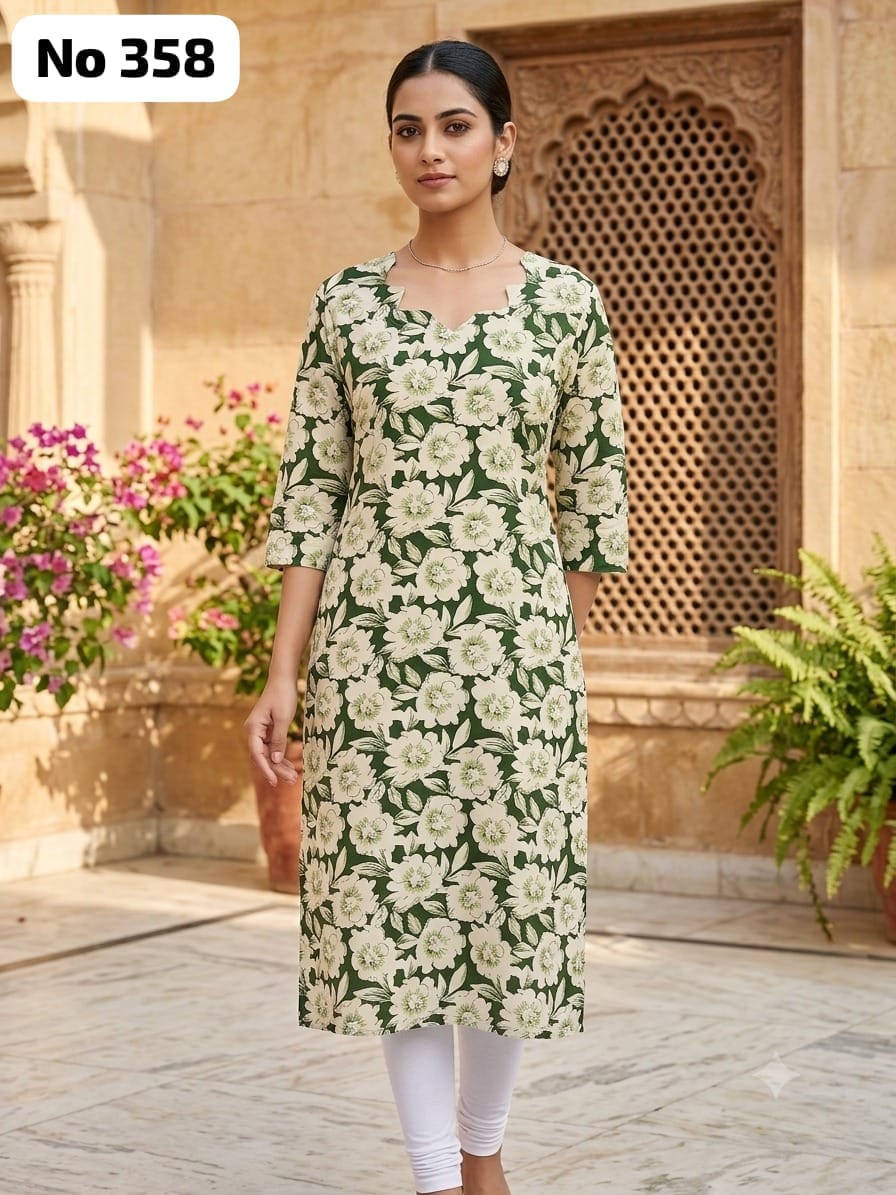 Dailywear Rayon Kurtis (No 358)