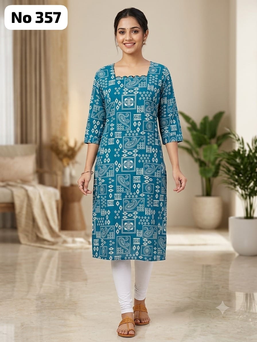 Dailywear Rayon Kurtis (No 357)