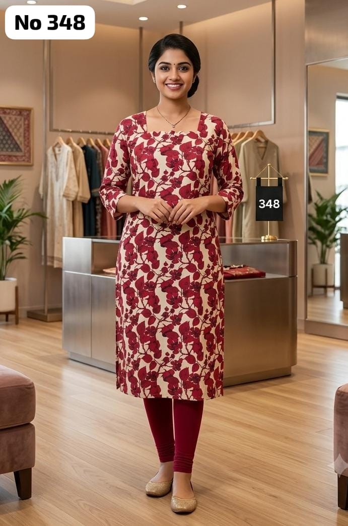 Dailywear Rayon Kurtis (No 348)
