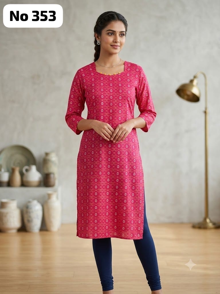 Dailywear Rayon Kurtis (No 353)