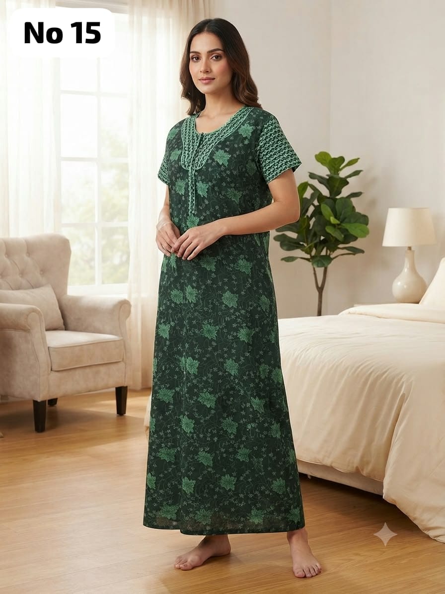 Zip Nighty (No 15)-XL,2XL,3XL