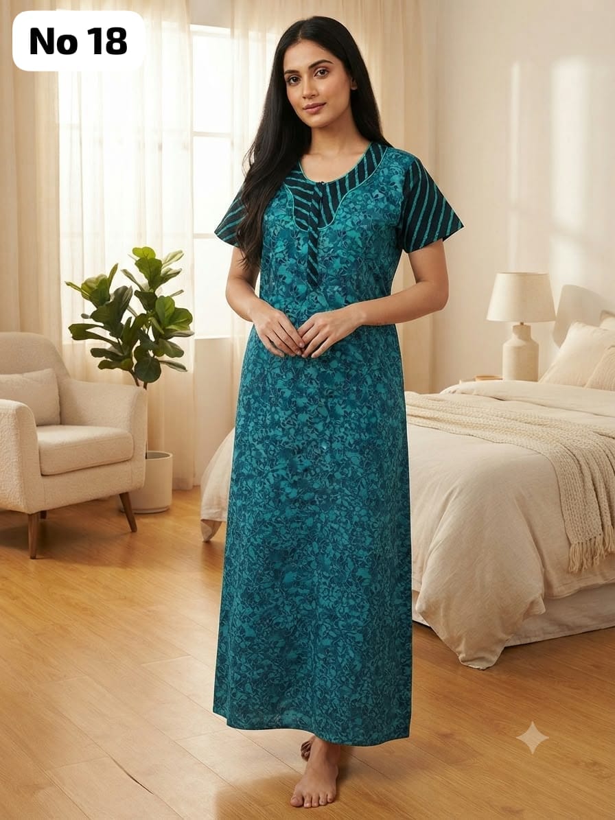 Zip Nighty (No 18)-XL,2XL,3XL