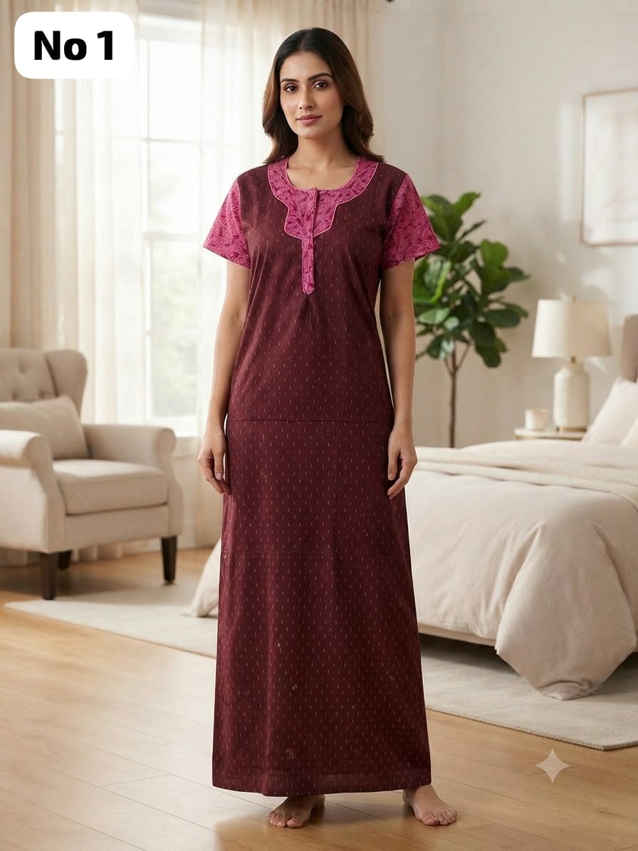 Zip Nighty (No 1)-XL,2XL,3XL