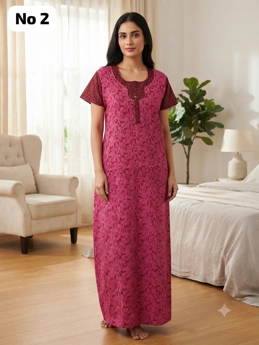 Zip Nighty (No 2)-XL,2XL,3XL