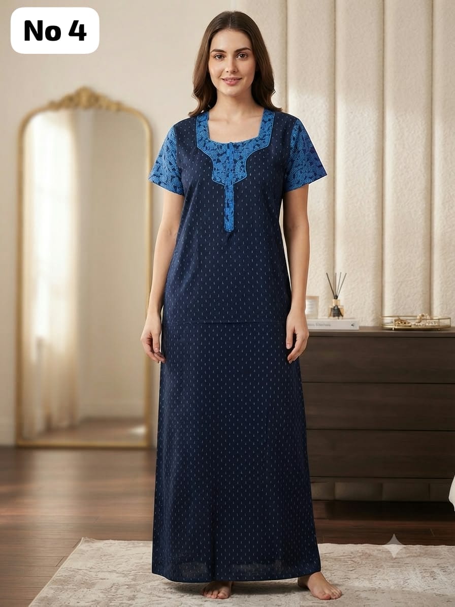Zip Nighty (No 4)-XL,2XL,3XL
