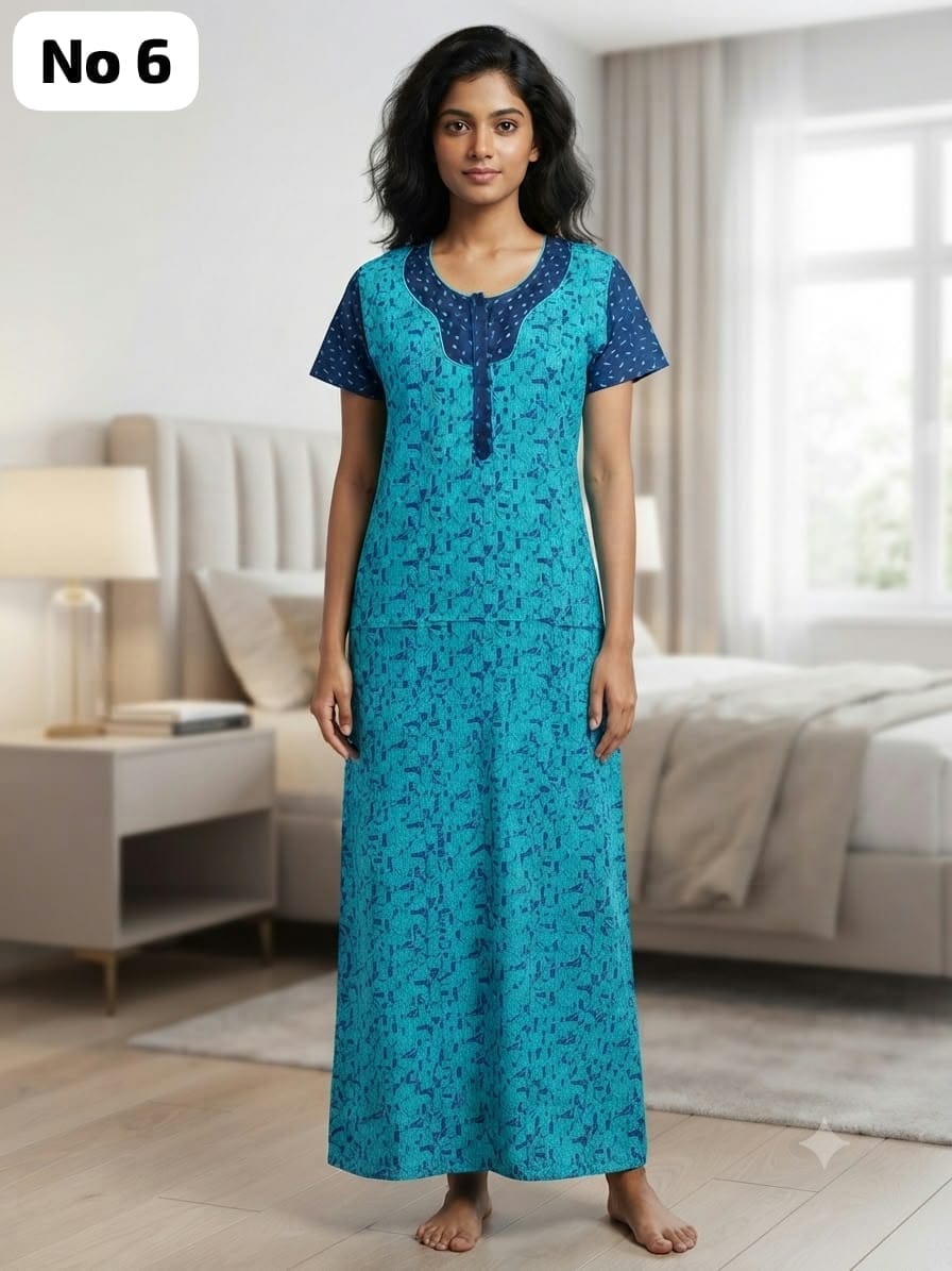Zip Nighty (No 6)-XL,2XL,3XL
