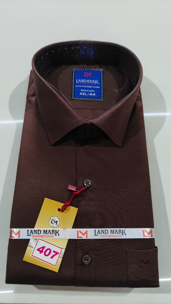 Premium Plain Shirt (Full Sleeve)(No 407)(42,44)