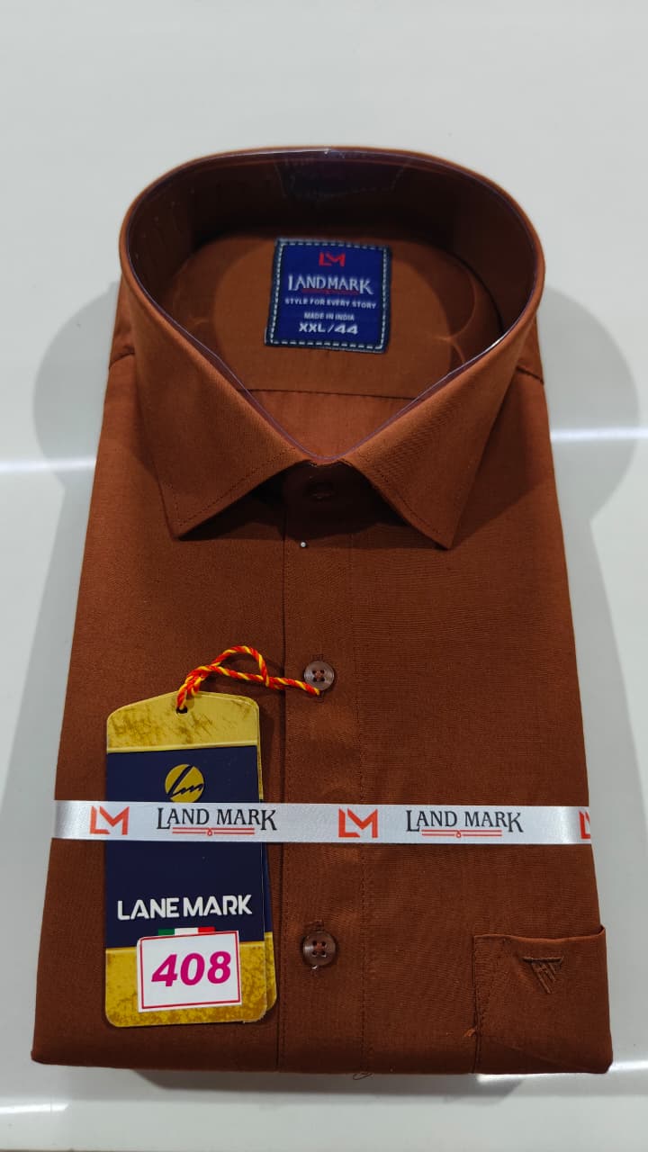 Premium Plain Shirt (Full Sleeve)(No 408)(44)