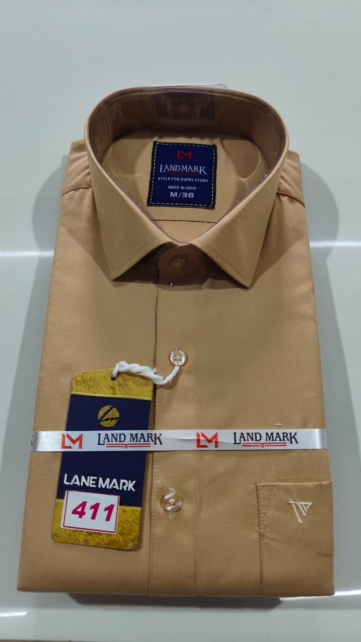 Premium Plain Shirt (Full Sleeve)(No 411)(38,44)