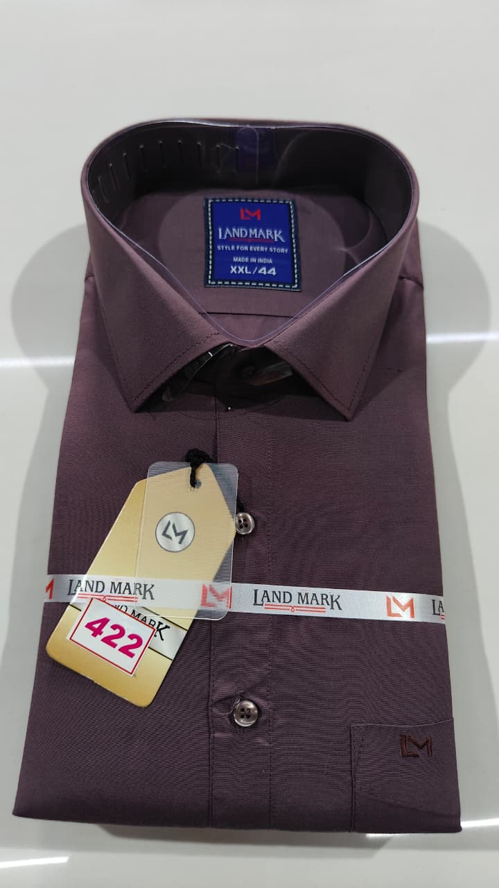 Premium Plain Shirt (Full Sleeve)(No 422)(44)