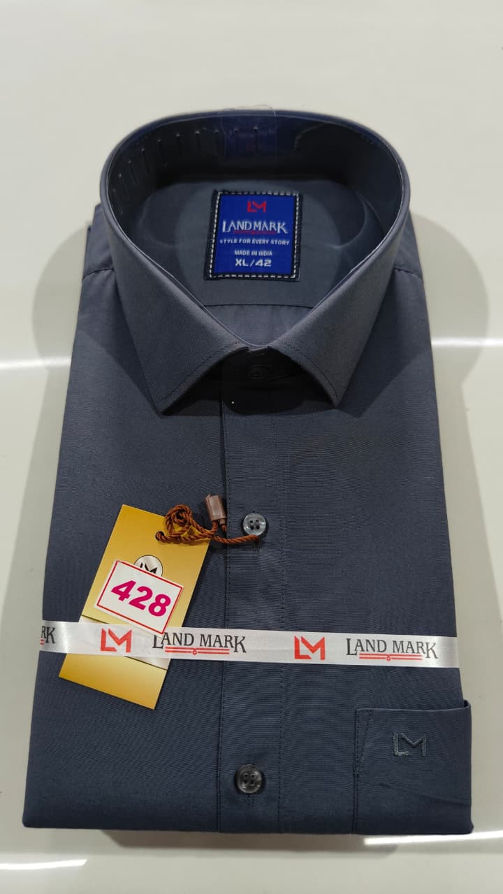 Premium Plain Shirt (Full Sleeve)(No 428)(42)