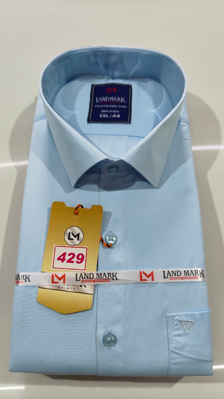 Premium Plain Shirt (Full Sleeve)(No 429)(44)
