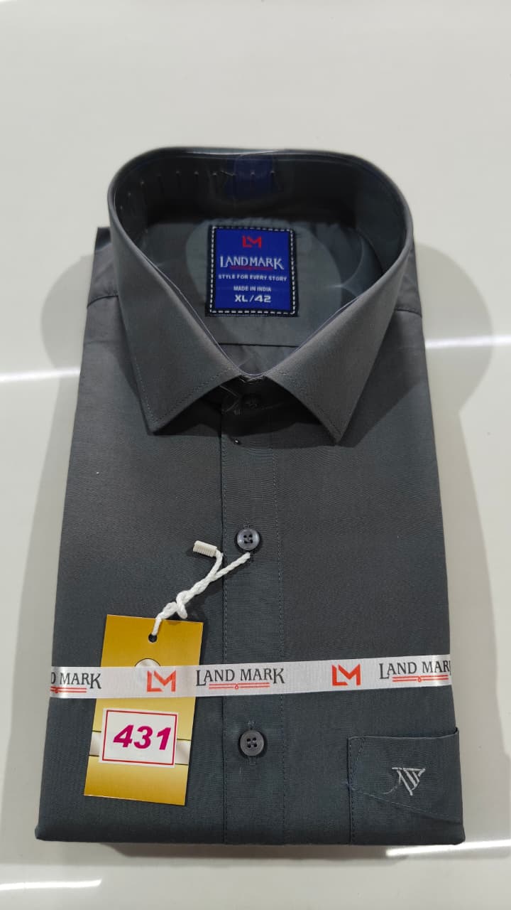 Premium Plain Shirt (Full Sleeve)(No 431)(42)