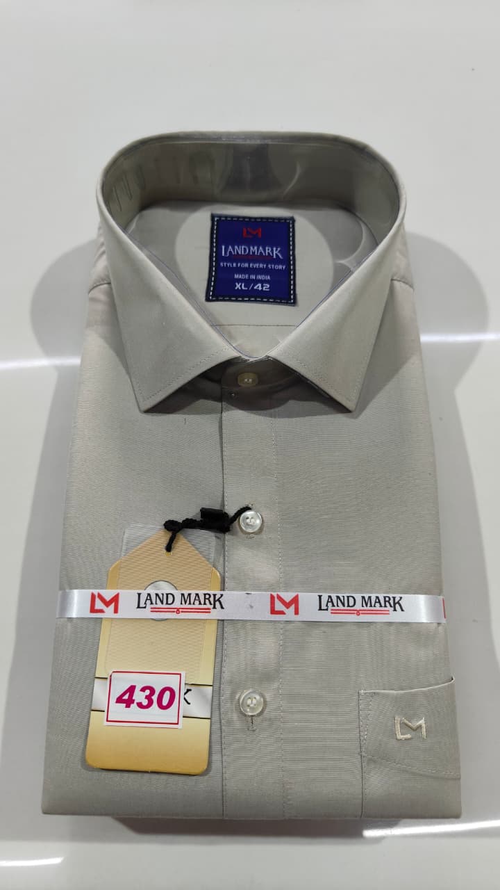 Premium Plain Shirt (Full Sleeve)(No 430)(42)