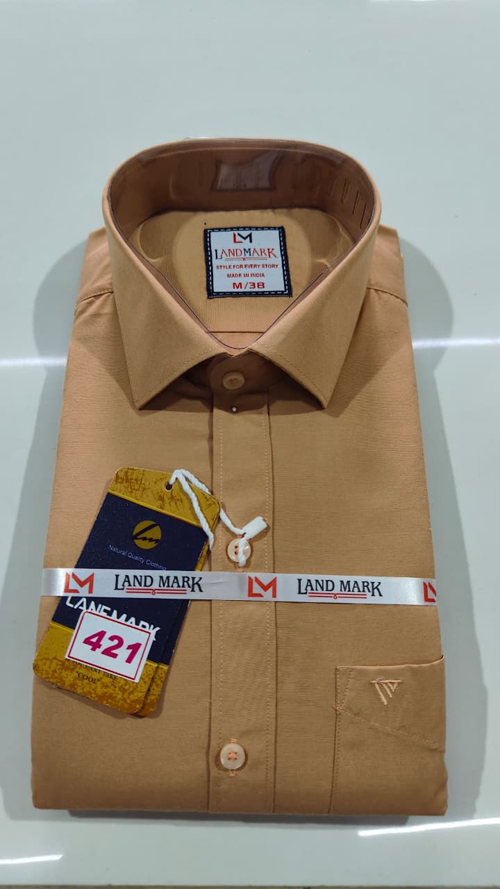 Premium Plain Shirt (Full Sleeve)(No 421)(38)
