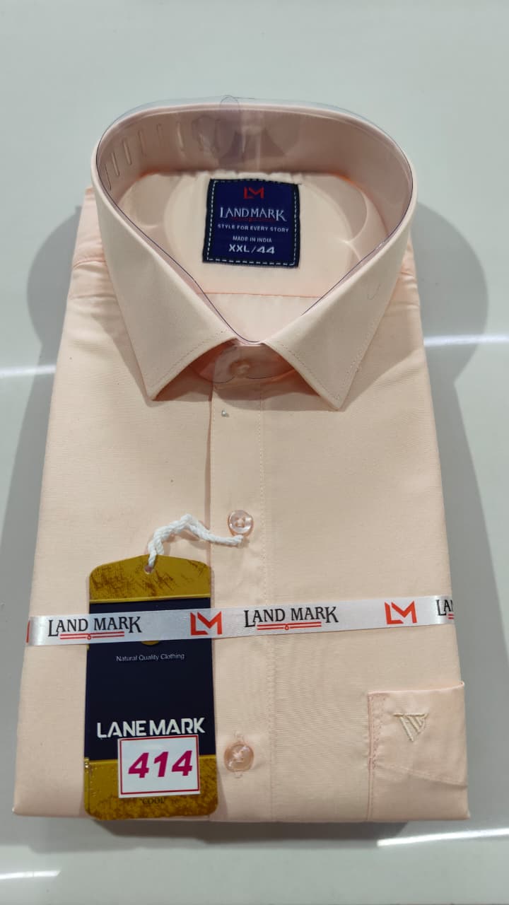 Premium Plain Shirt (Full Sleeve)(No 414)(38,44)