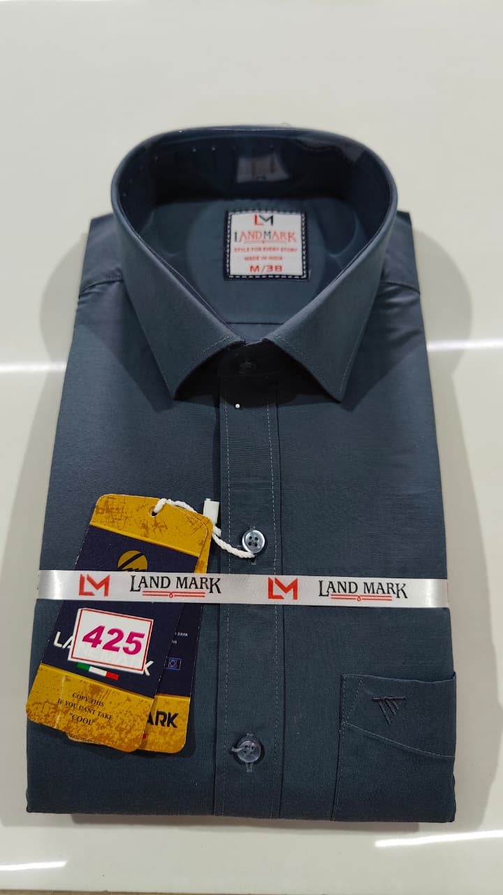 Premium Plain Shirt (Full Sleeve)(No 425)(38)