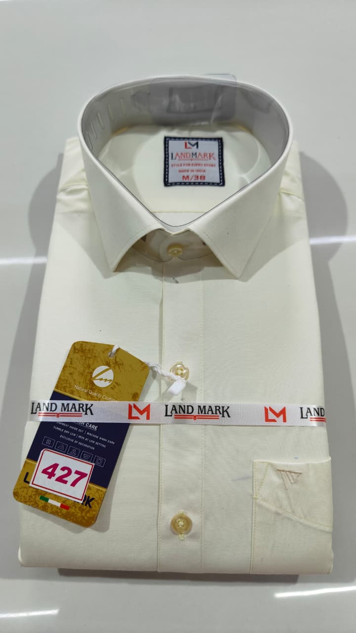 Premium Plain Shirt (Full Sleeve)(No 427)(38)