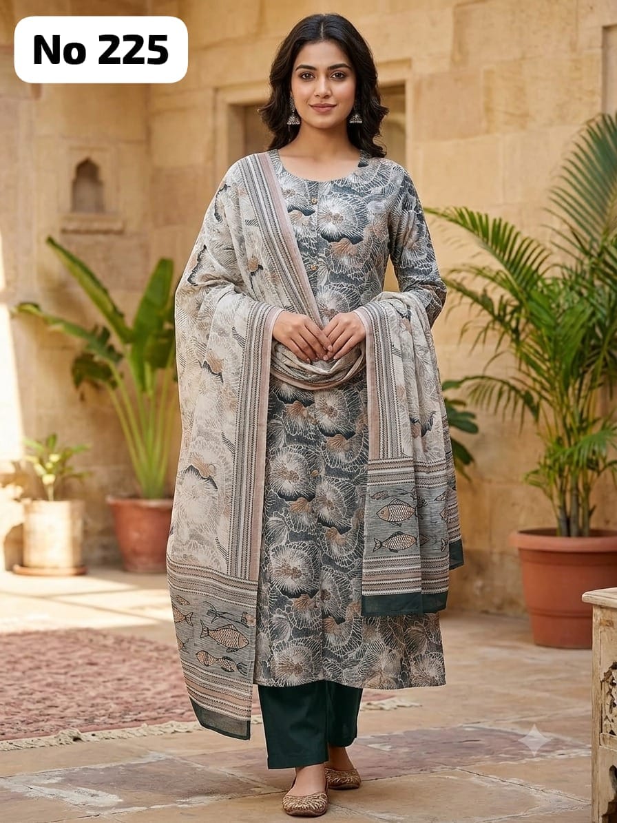 Onview Rayon Aline 3 Pcs Set (No 225)