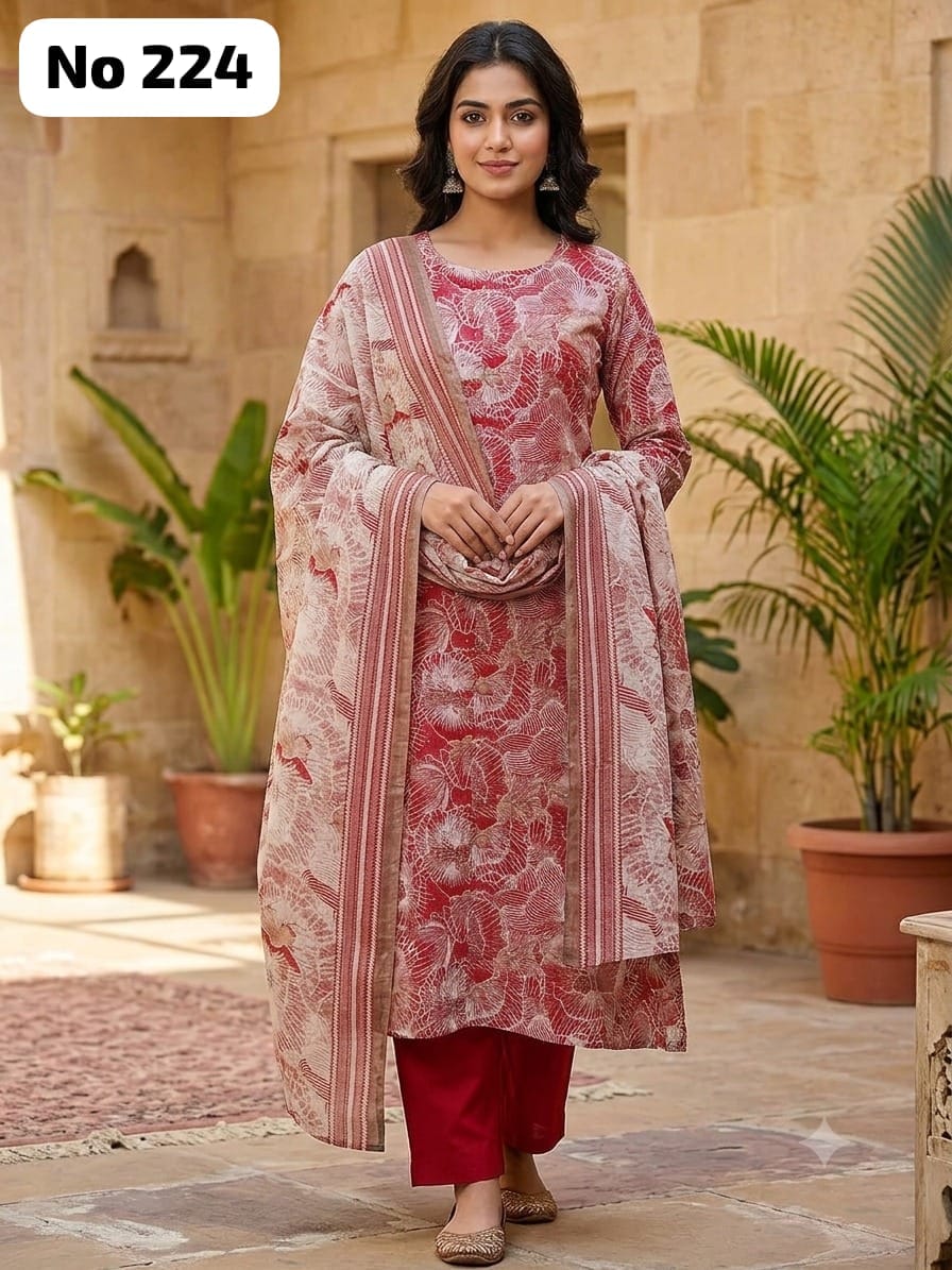 Onview Rayon Aline 3 Pcs Set (No 224)