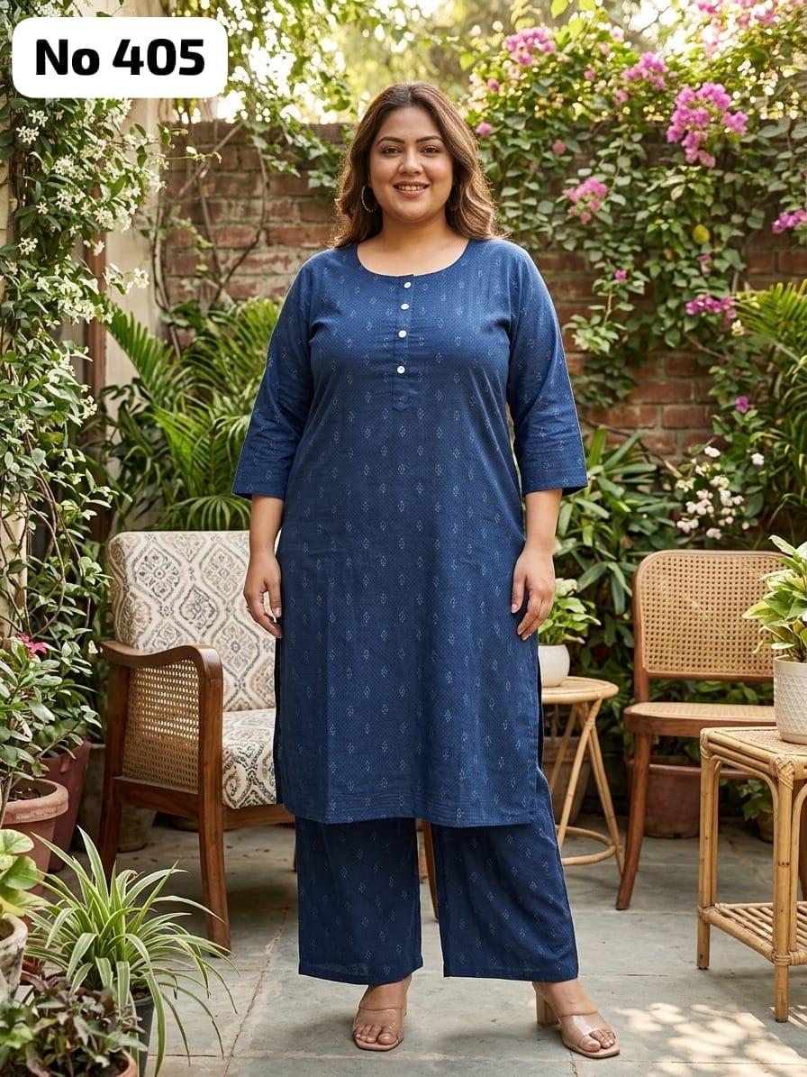 Rayon 2 Pcs Set (Plus Size)(No 405)