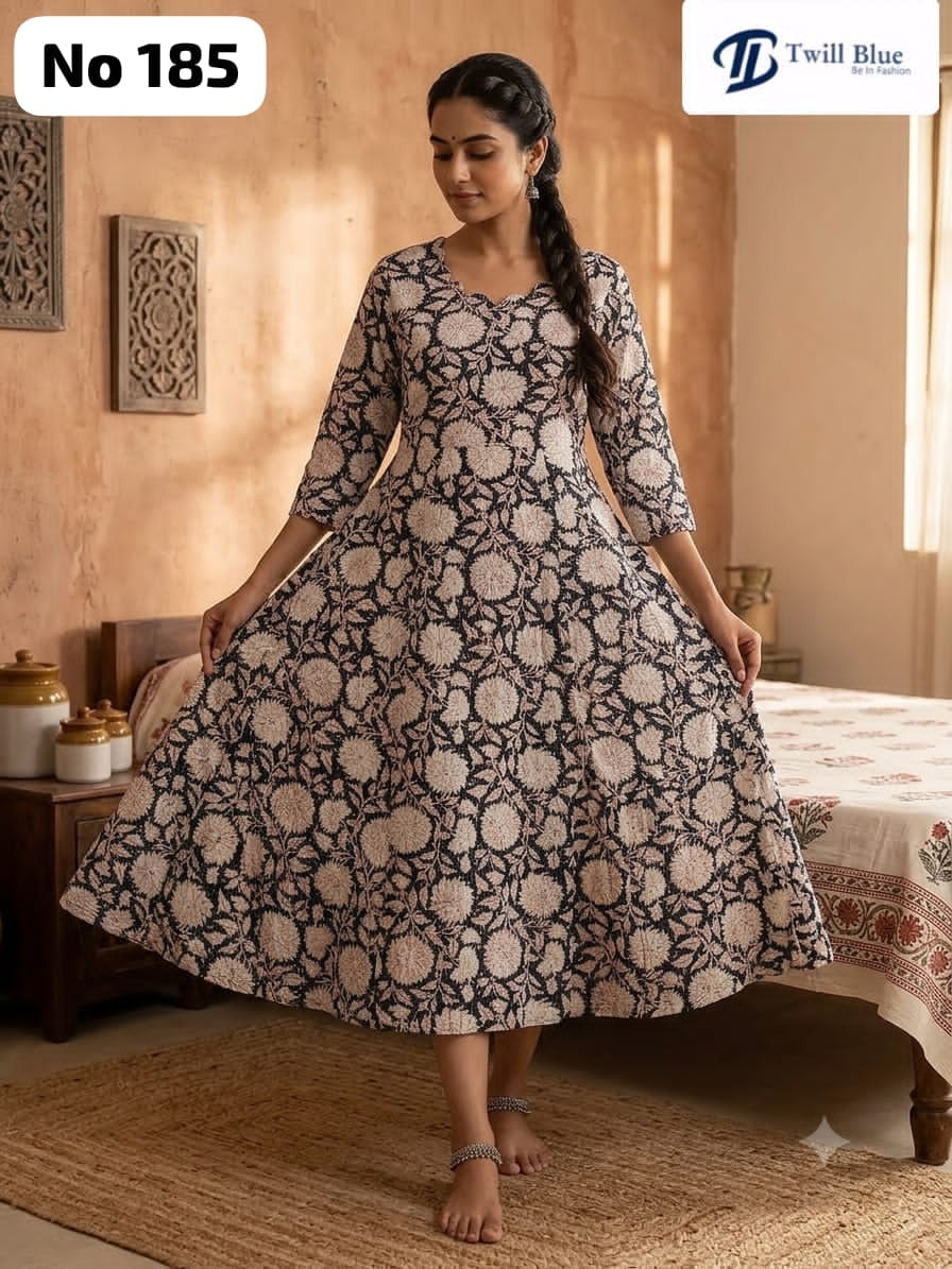 Kanta Cotton Anarkali (No 185)