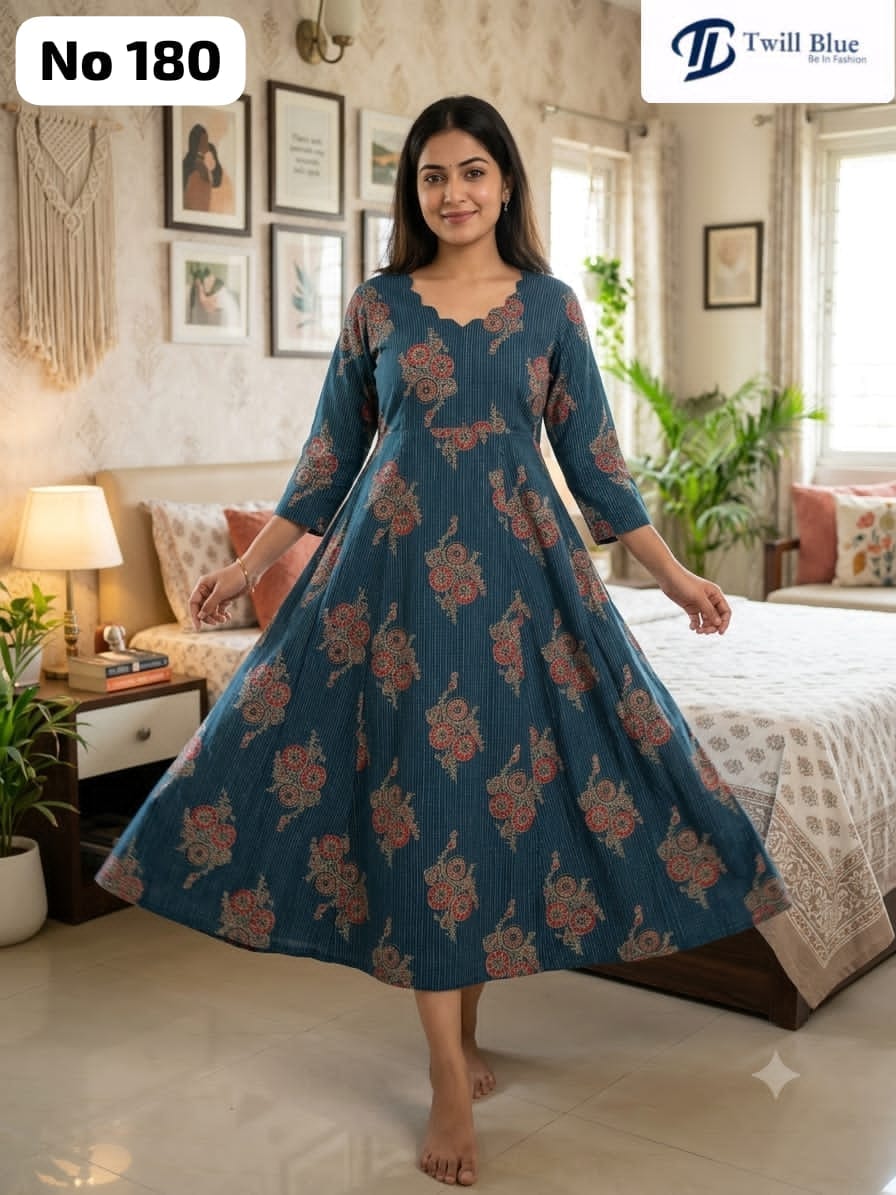 Kanta Cotton Anarkali (No 180)