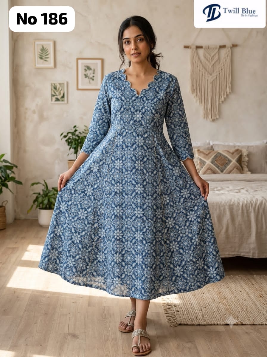 Kanta Cotton Anarkali (No 186)