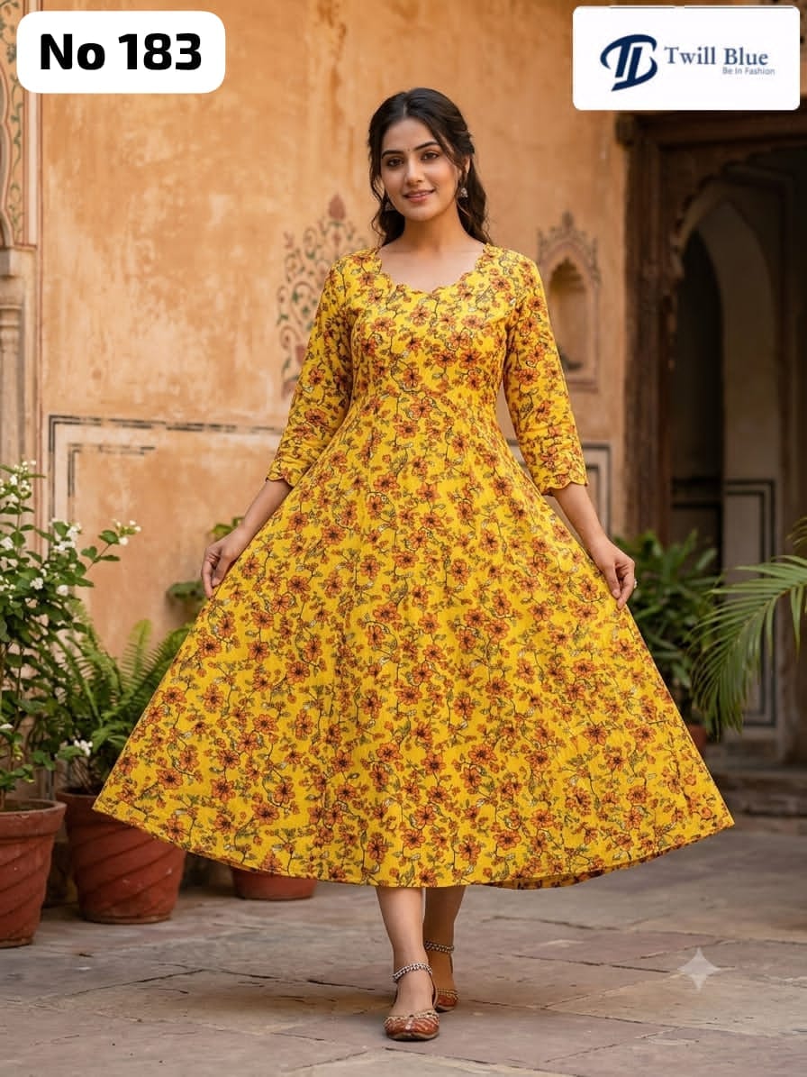 Kanta Cotton Anarkali (No 183)