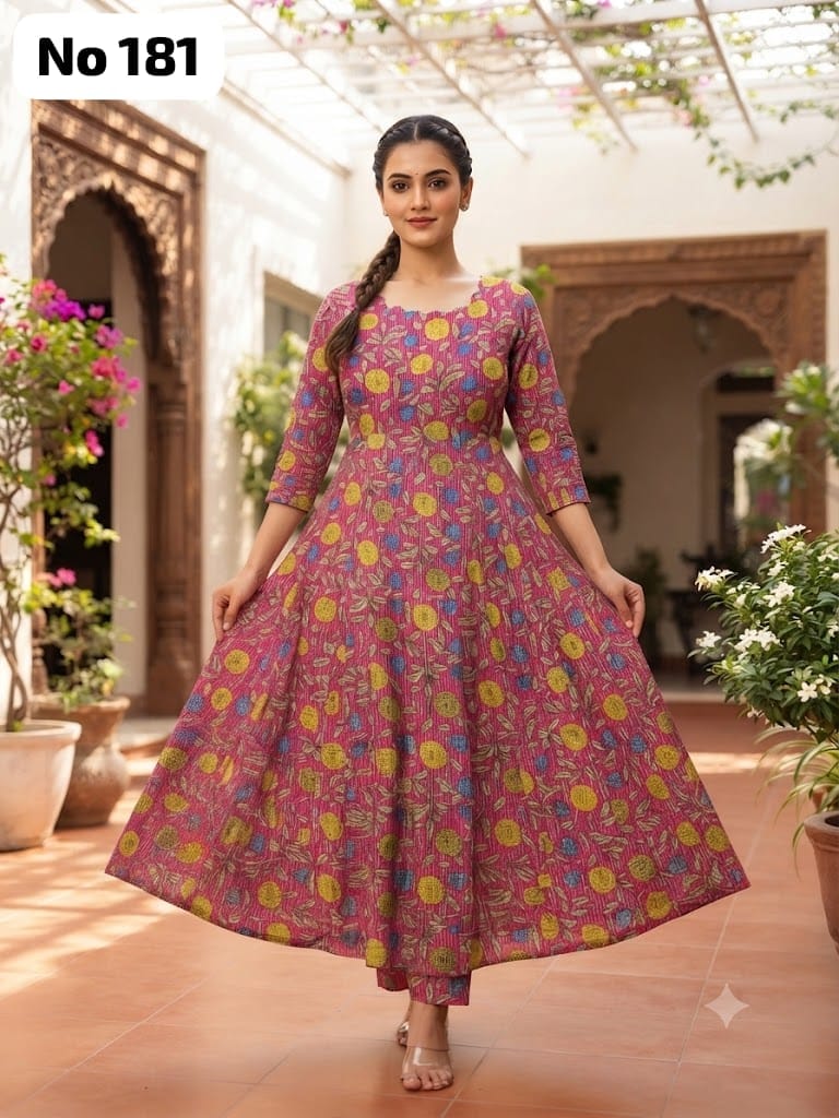 Kanta Cotton Anarkali (No 181)