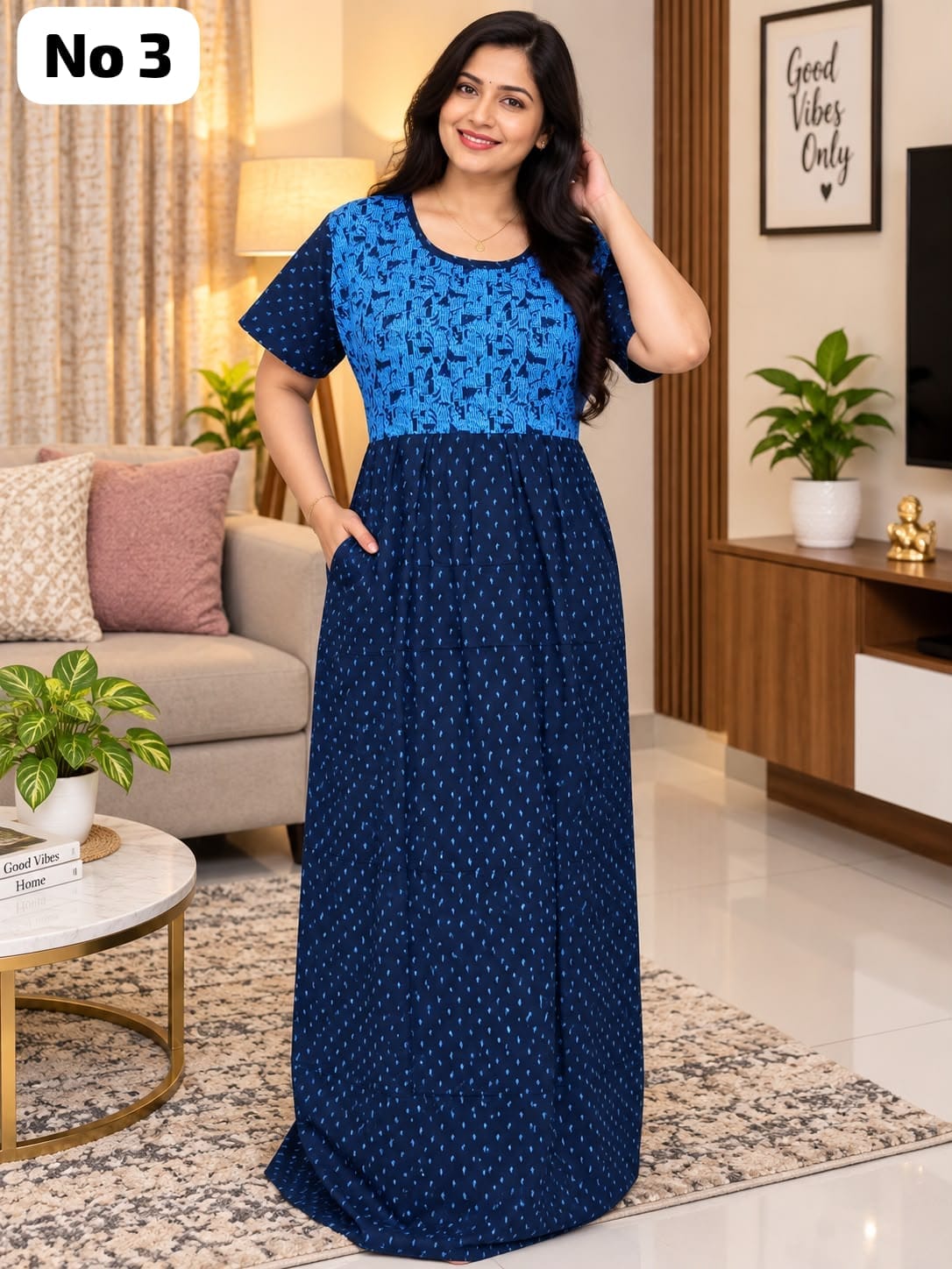 Frock Model Nighty (No 3)(XL,2XL,3XL)