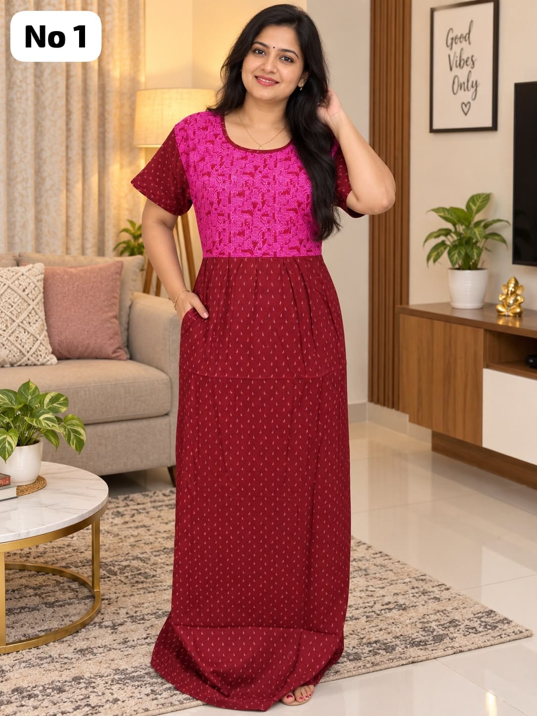 Frock Model Nighty (No 1)(XL,2XL,3XL)